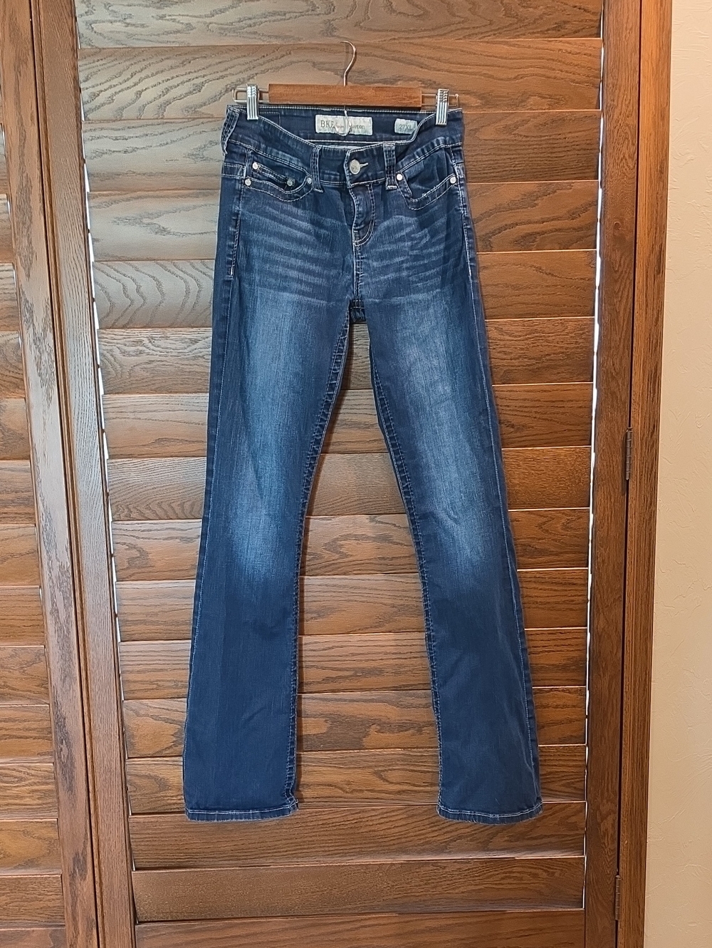 BKE Women's Boot Cut Jeans - Dark Blue Wash